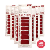Ardell Nail Addict Pedi STRIPS - Sangria 1 Ea 0.816oz (Pack of 48)