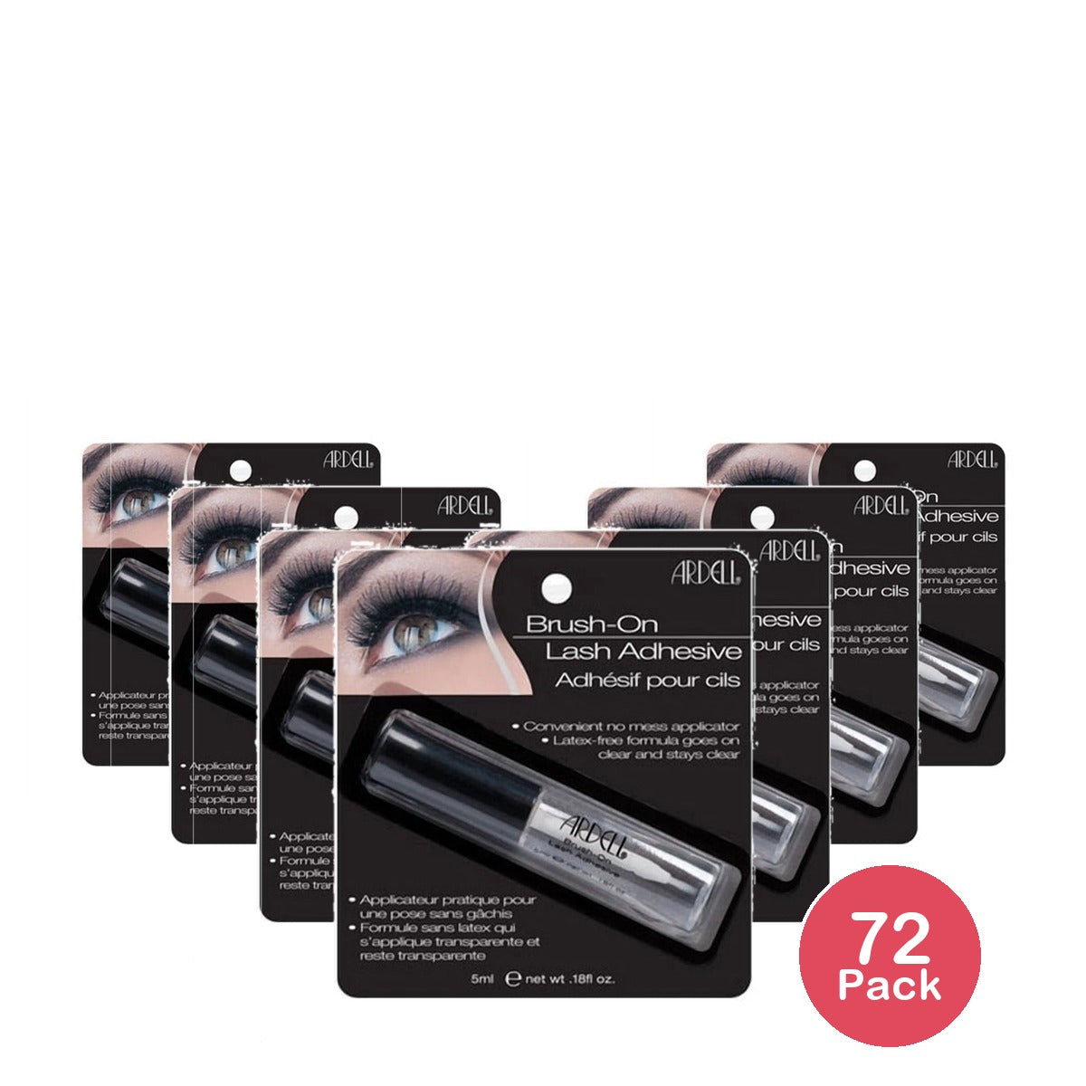 Ardell Professional Brush-on Strip Lash Adhesive (0.18 oz) (Pack of 72)