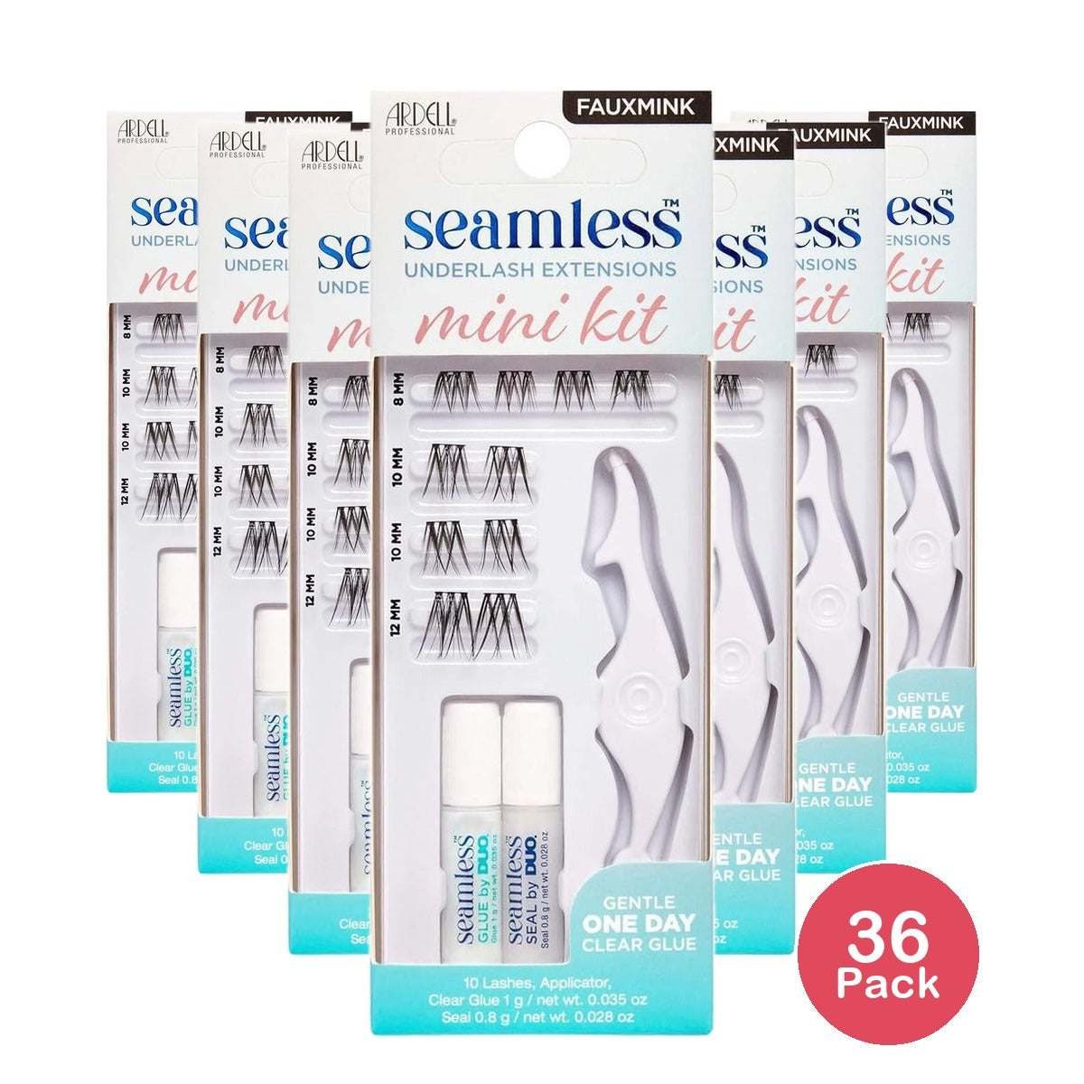 Ardell Seamless Mini Kit Faux Mink False Eyelashes (Pack of 36)