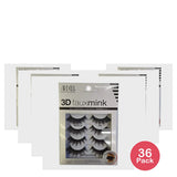 Ardell Strip Lashes 3D Faux Mink Multipacks 852 4 pack #37198 nan (Pack of 36)