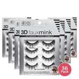 Ardell Strip Lashes 3D Faux Mink Multipacks 859 4 pack #37345 nan (Pack of 36)