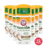 ARM & HAMMER Essentials Deodorant Coconut Geranium 2.5 Oz (Pack of 12)