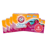 Arm & Hammer Fabric Softener Sheets Stops Static Tropical Paradise 6.4Oz (Pack of 6)