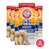 Arm & Hammer Pet Fresh Carpet Odor Eliminator 30 Oz (Pack of 6)