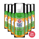 Arm & Hammer Simply Saline Adult Nasal Mist Allergy & Sinus Relief 4.6 Oz (Pack of 24)