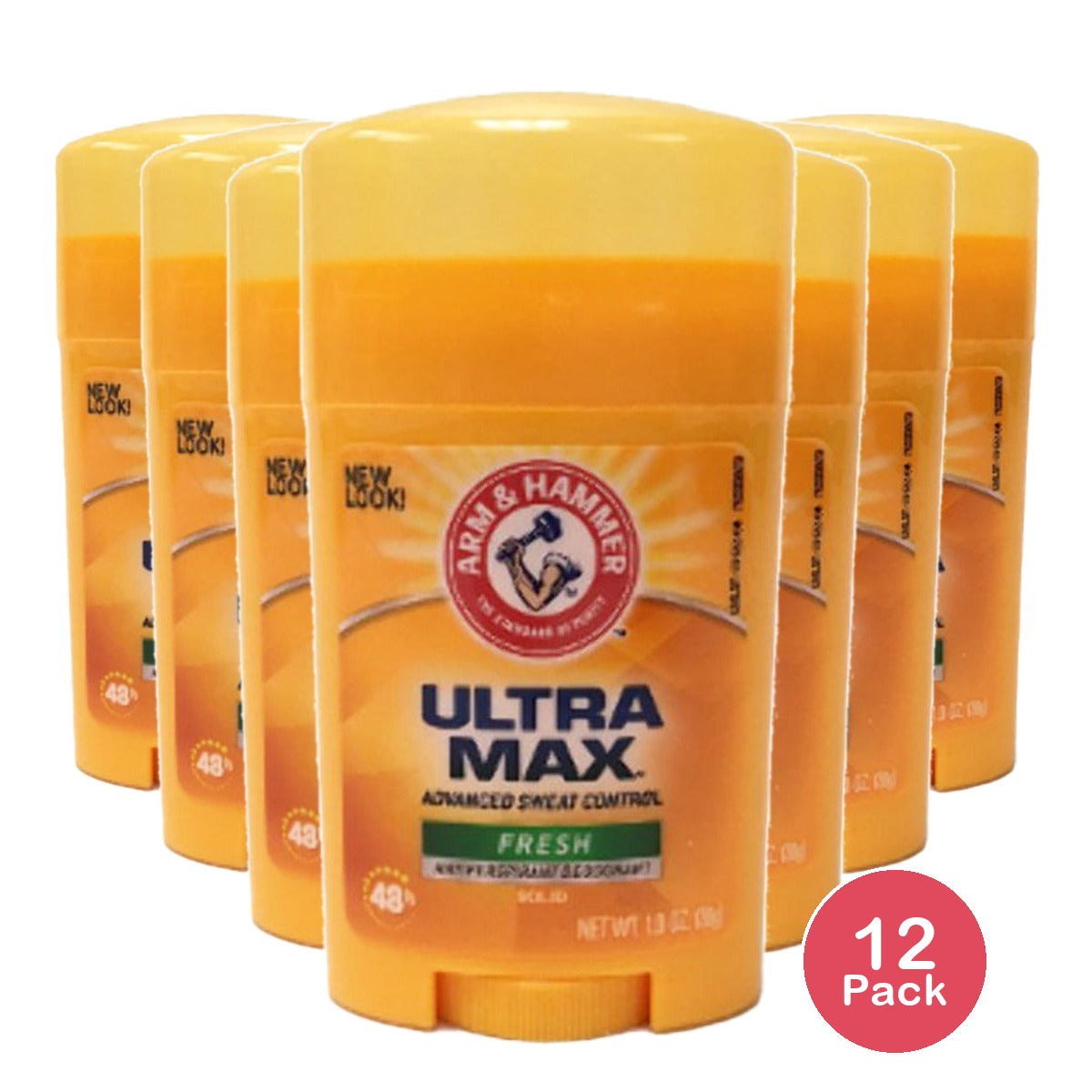 Arm & Hammer Ultra Max Solid Antiperspirant 1.0 Oz (Pack of 12)