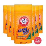 Arm & Hammer Ultramax Anti-Perspirant Deodorant Invisible Solid Fresh 2.8Oz (Pack of 12)