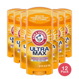 Arm & Hammer Ultramax Deodorant Antiperspirant Invisible Solid Powder Fresh 2.6Oz (Pack of 12)
