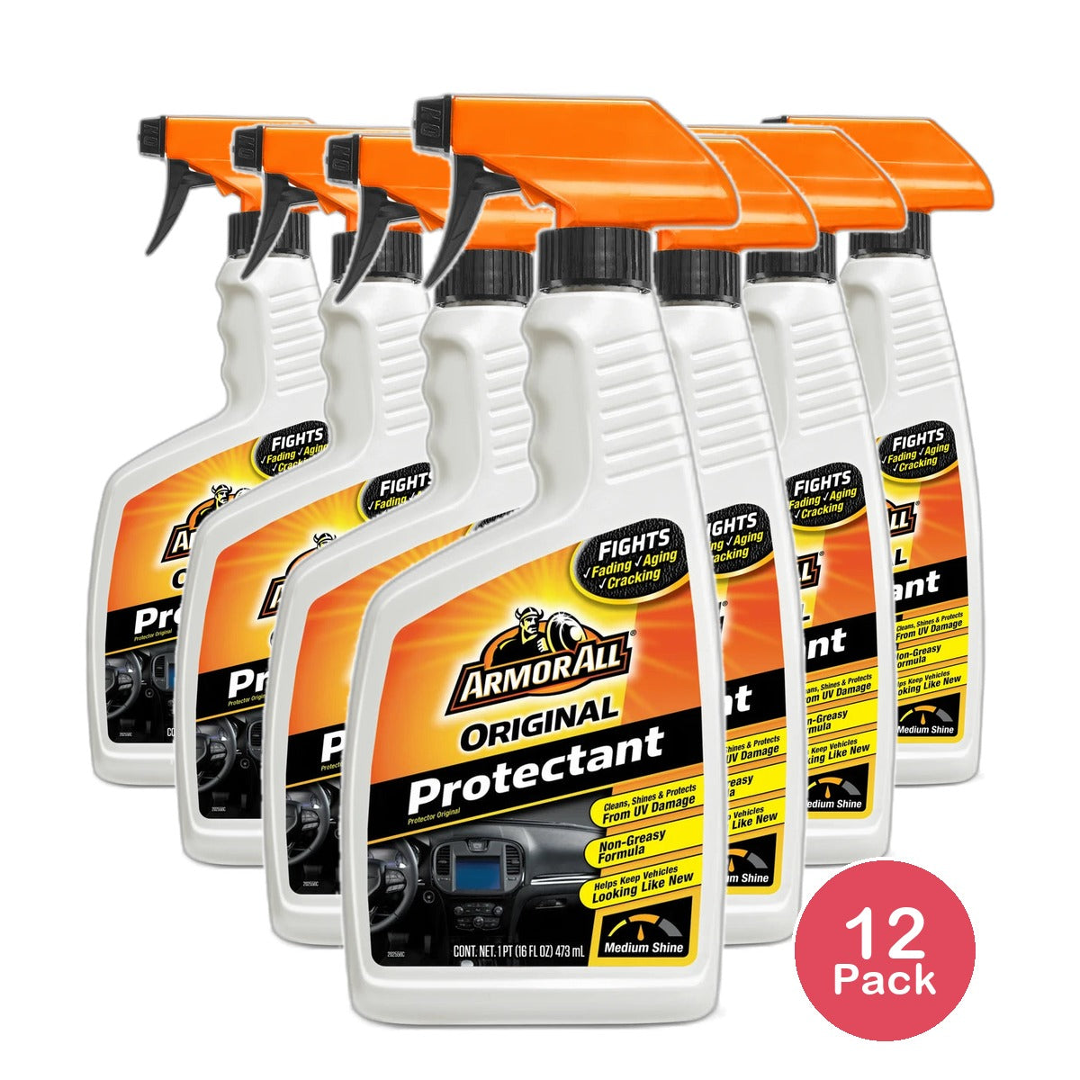 Armor All Improved Uv Protection Original Protectant With Trigger For Cars 16Oz (Pack of 12)