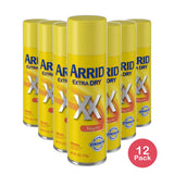 Arrid Extra Dry Deodorant Antiperspirant Spray Regular Scent 6Oz (Pack of 12)