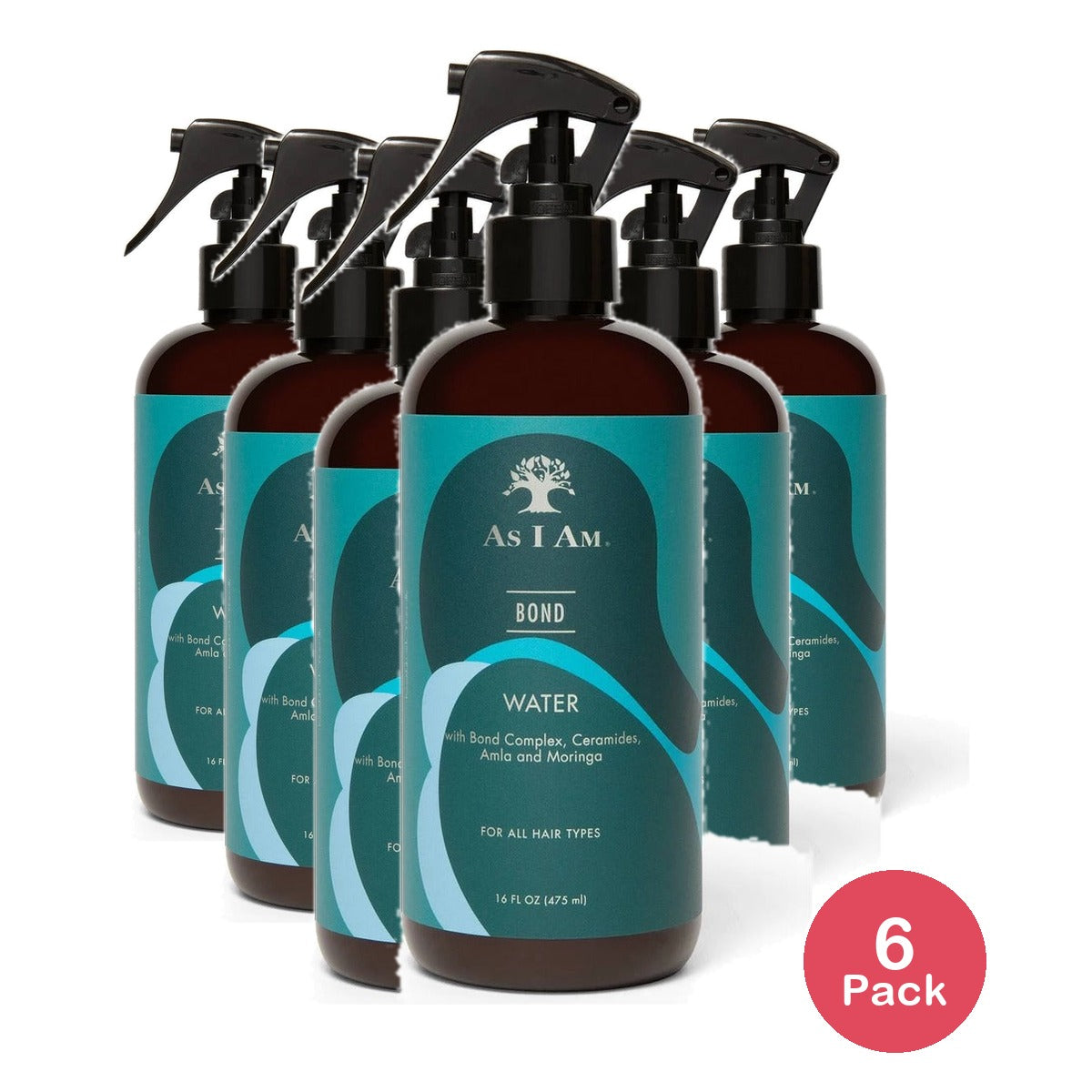 As I Am Bond Damage Repair Strengthening Water 16 Fl Oz (Pack of 6)