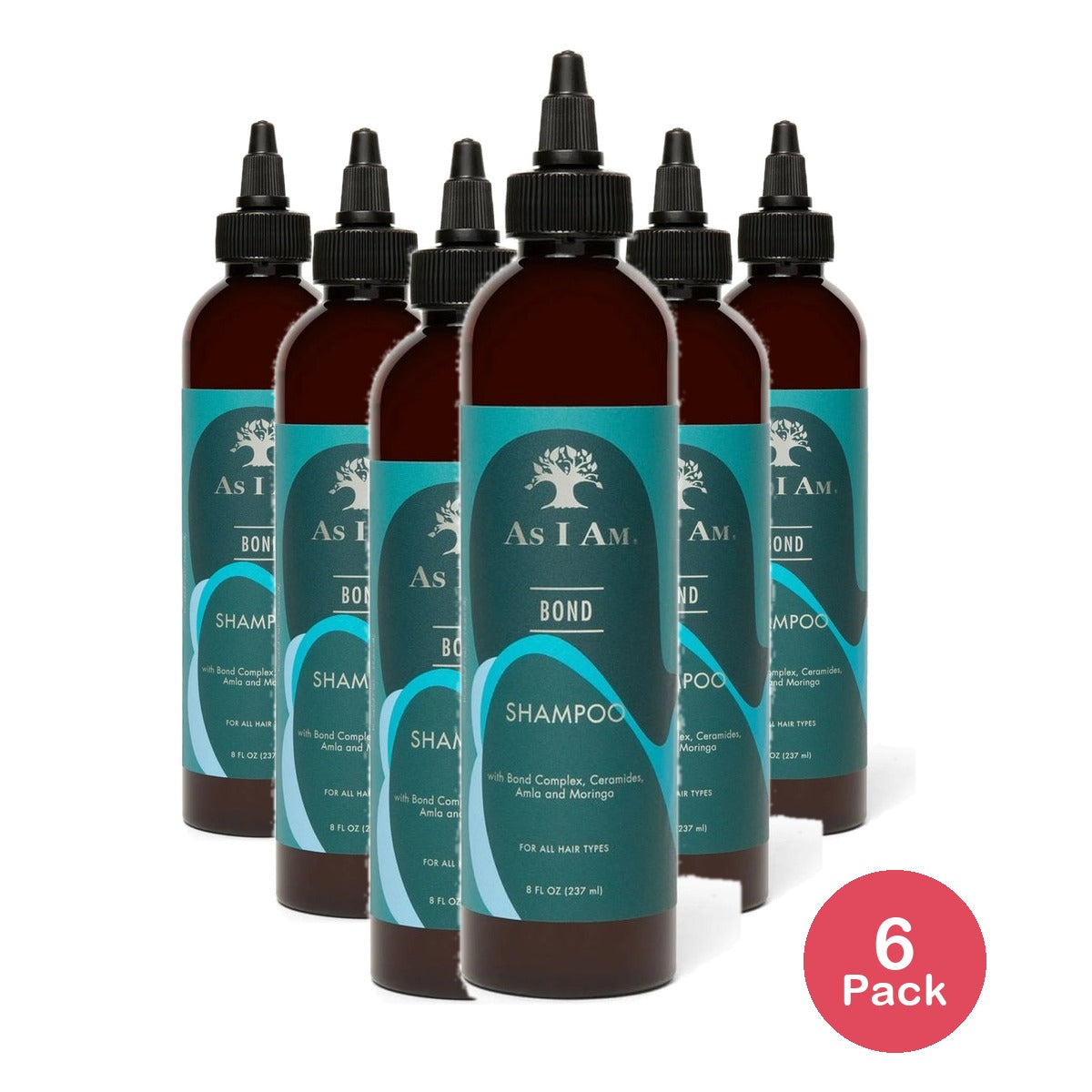 As I Am Bond Shampoo 8 Fl Oz (Pack of 6)