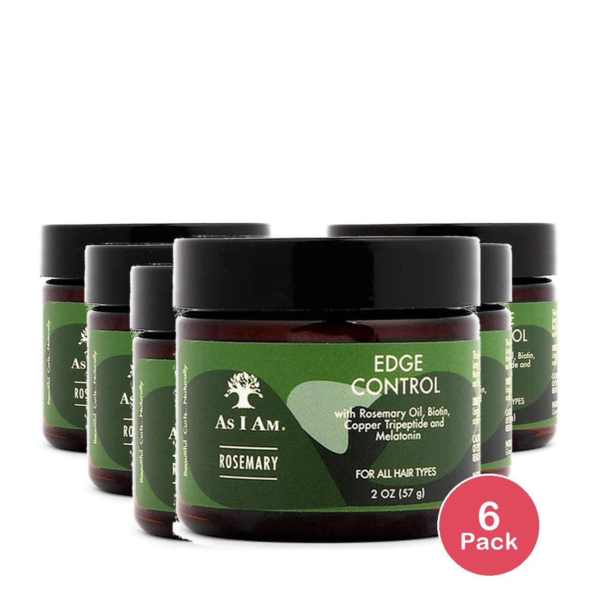 As I Am Rosemary Edge Control 2 Oz (Pack of 6)