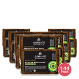 Ashanti Naturals 100% African Black Soap Bars Lemongrass (Pack of 144)
