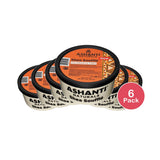 Ashanti Naturals Shea Souffle - Whipped Shea Butter Cream with Coconut and Almon 8 Oz (Pack of 6)