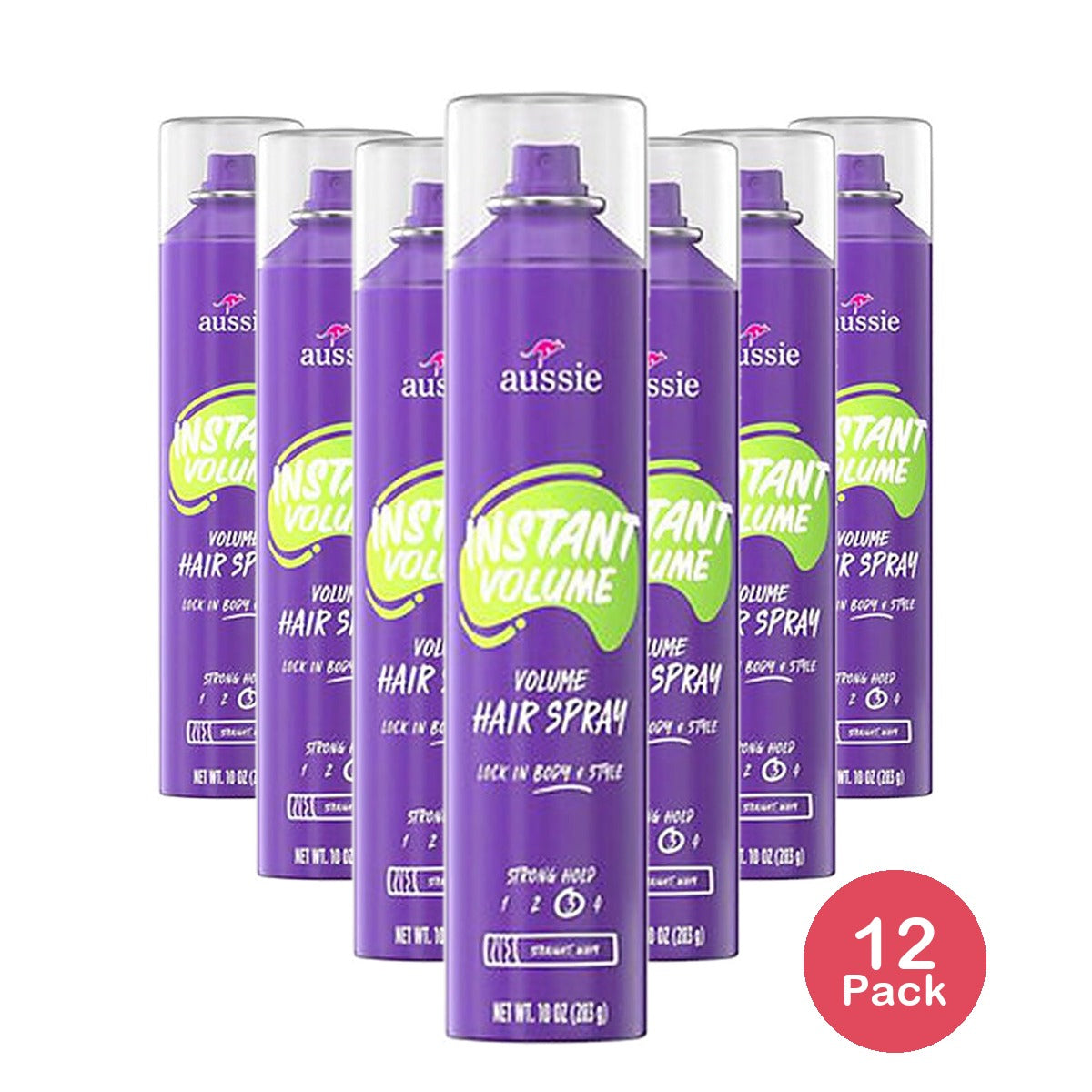 Aussie Instant Volume Hair Spray 10 Oz (Pack of 12)