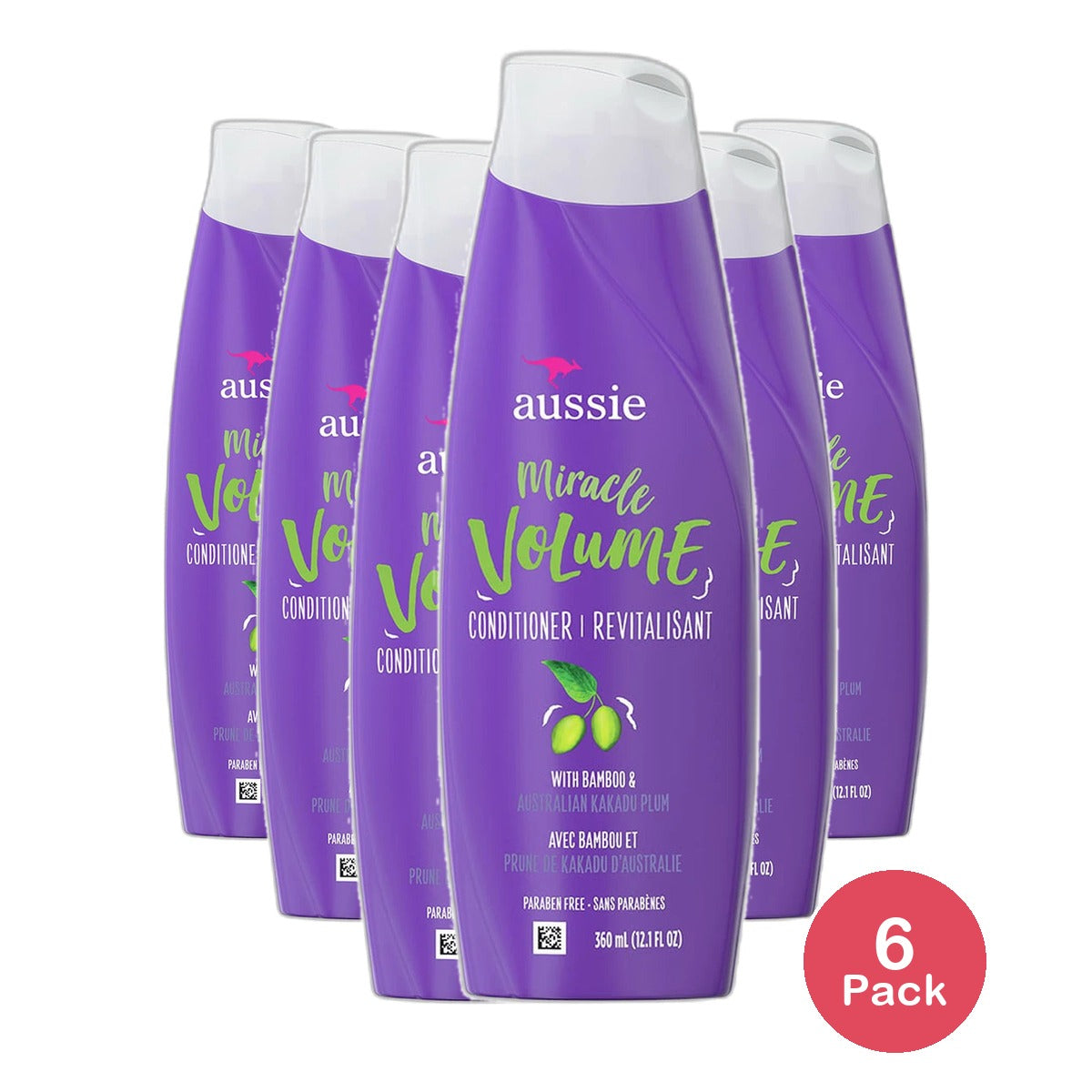 Aussie Miracle Volume Conditioner 12.1Oz (Pack of 6)