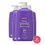 Aussie Miracle Volume Revitalisant Hair Conditioner with Pump 26.2Oz (Pack of 4)