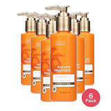 Avalon Organics Cleansing Gel with Vitamin C 6Oz (Pack of 6)