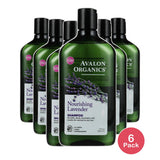 Avalon Organics Lavender Nourishing Hair Shampoo 11Oz (Pack of 6)