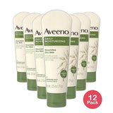Aveeno Daily Moisturizing Body Lotion with Soothing Oat and Rich Emollients 2.5Oz (Pack of 12)