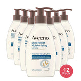 Aveeno Skin Relief 24-Hour Moisturizing Lotion 12Oz (Pack of 12)