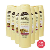 Avena Bath & Shower Gel Moisturizing and Softness Unisex Oatmeal Scent All's 25.5. Oz (Pack of 12)