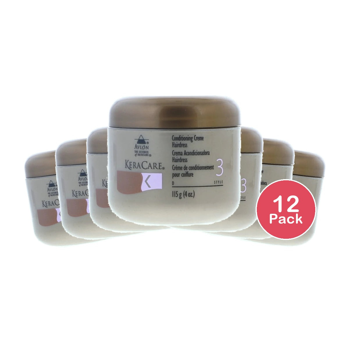 Avlon KeraCare Conditioning Creme Hairdress 4 oz 4 Oz (Pack of 12)