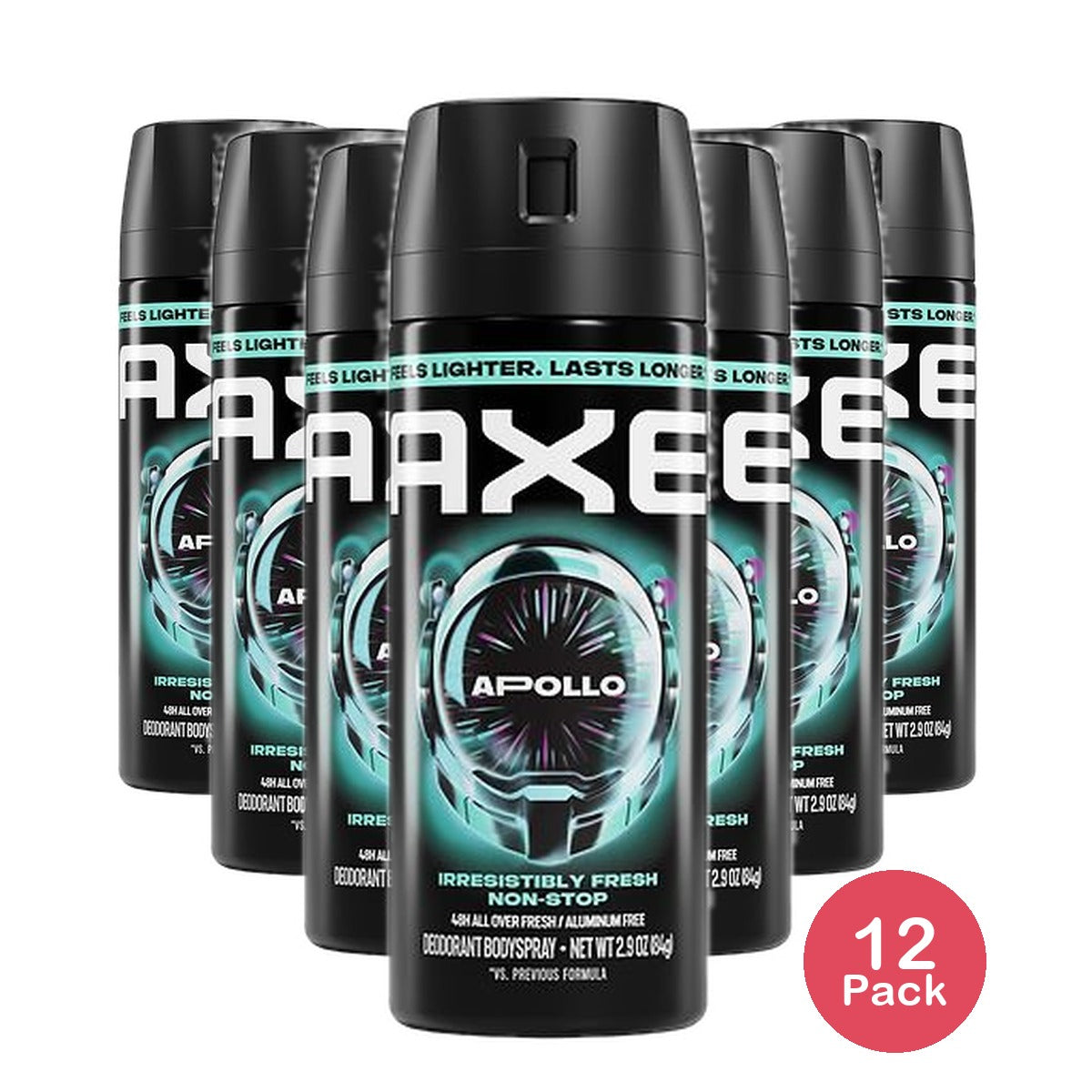 Axe Apollo Premium Body Spray 2.9 Oz (Pack of 12)