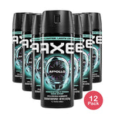 Axe Apollo Premium Body Spray 2.9 Oz (Pack of 12)