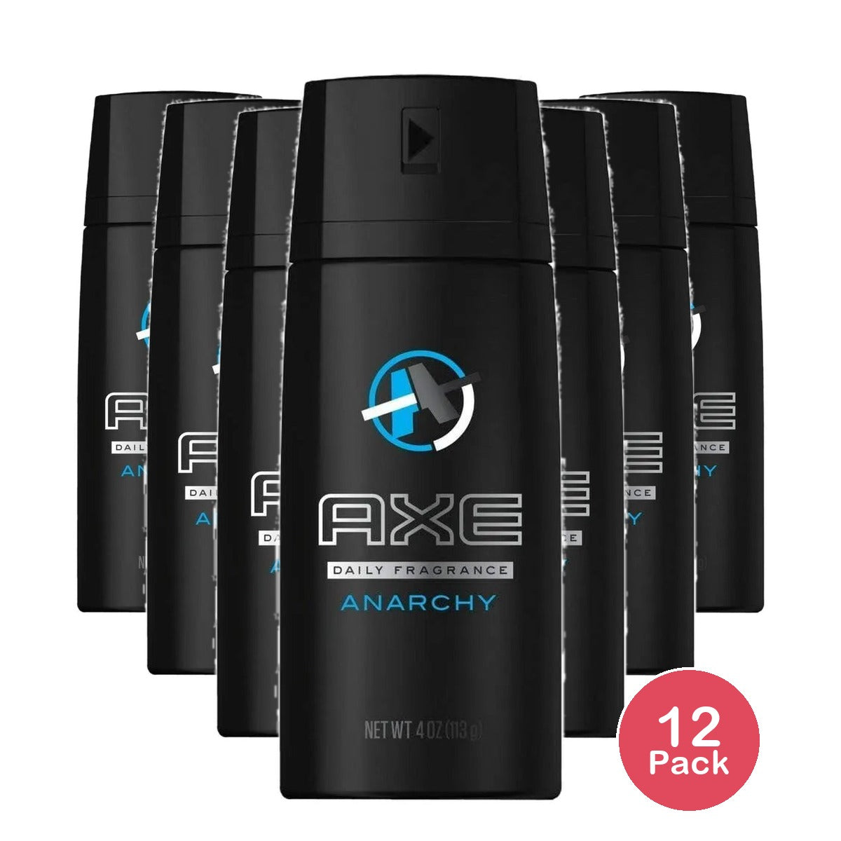 Axe Deodorant Body Spray For Men Anarchy4Oz (Pack of 12)