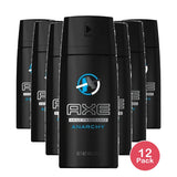 Axe Deodorant Body Spray For Men Anarchy4Oz (Pack of 12)