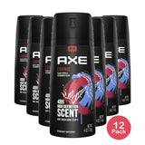 Axe Deodorant Body Spray For Men Essence 4Oz (Pack of 12)