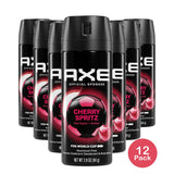 Axe Fine Fragrance Body Spray Cherry Spritz 2.9 Oz (Pack of 12)
