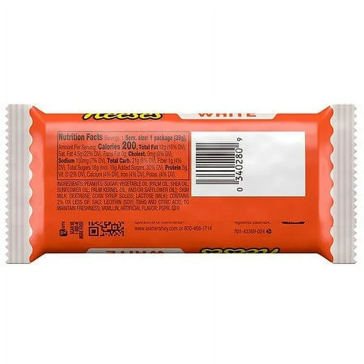 Hersheys Reeses Peanut Butter White Chocolate Cups 1.39Oz (Pack of 288)