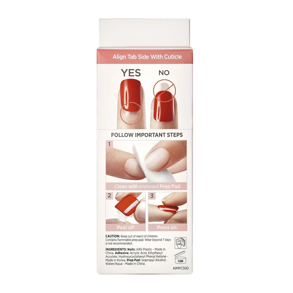 Kiss imPRESS Press on Manicure So French Medium 0.71oz (Pack of 36)
