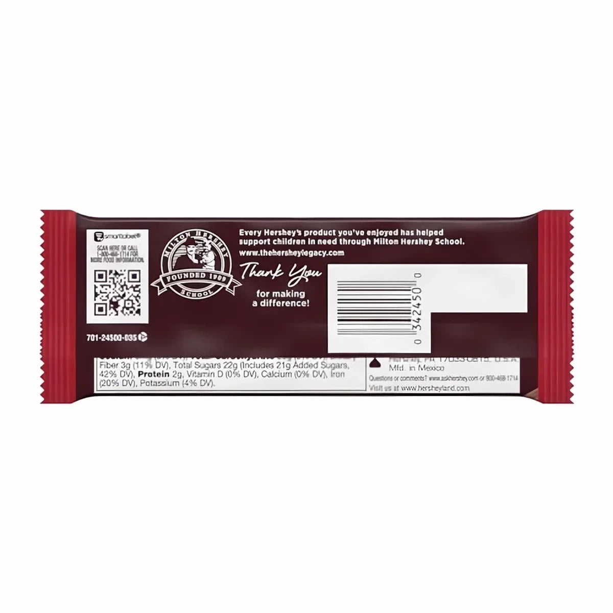 Hersheys Special Dark Chocolate Candy Bar 1.45Oz (Pack of 432)