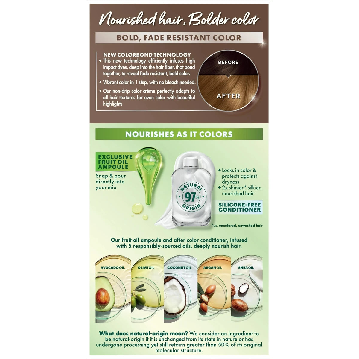 Garnier Nutrisse Nourishing Nutri-Browns Lightening Color Cream Golden Brown B3Kit 8.48oz (Pack of 12)