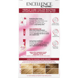 Loreal Excellence Triple Protection Hair Color Creme 8 Medium Blonde 1 Kit 10.4oz (Pack of 12)