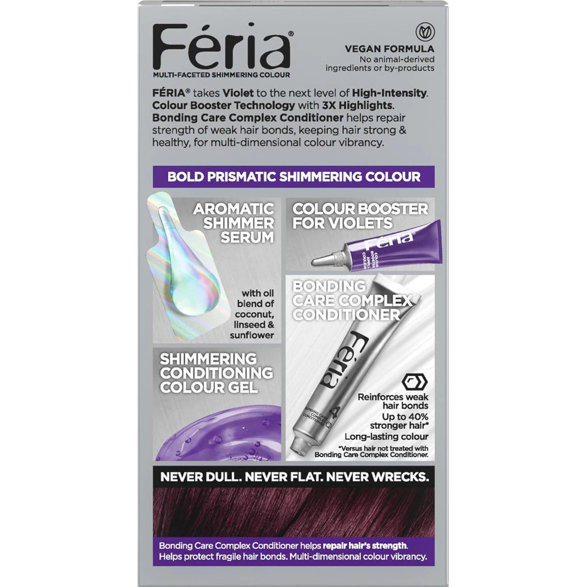 LOreal Paris Feria Multi-Faceted Shimmering Permanent Hair Color S1 Smokey Silver 8oz (Pack of 12)