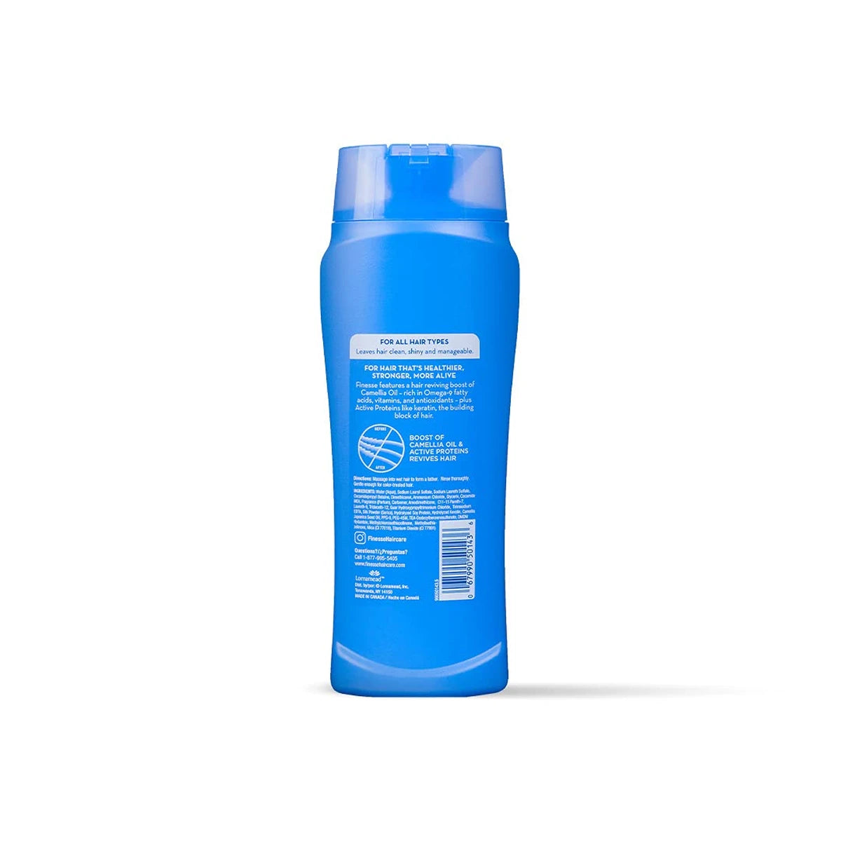 Finesse Restore Plus Strengthen 2 In 1 Texture Enhancing Shampoo And Conditioner 13Oz (Pack of 6)