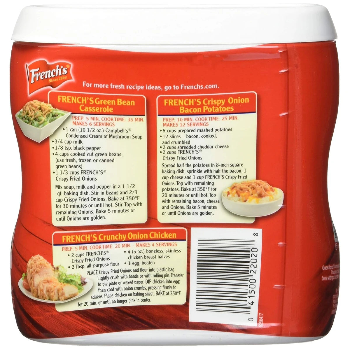 French's French Fried Onions Original 6Oz (Pack of 16)