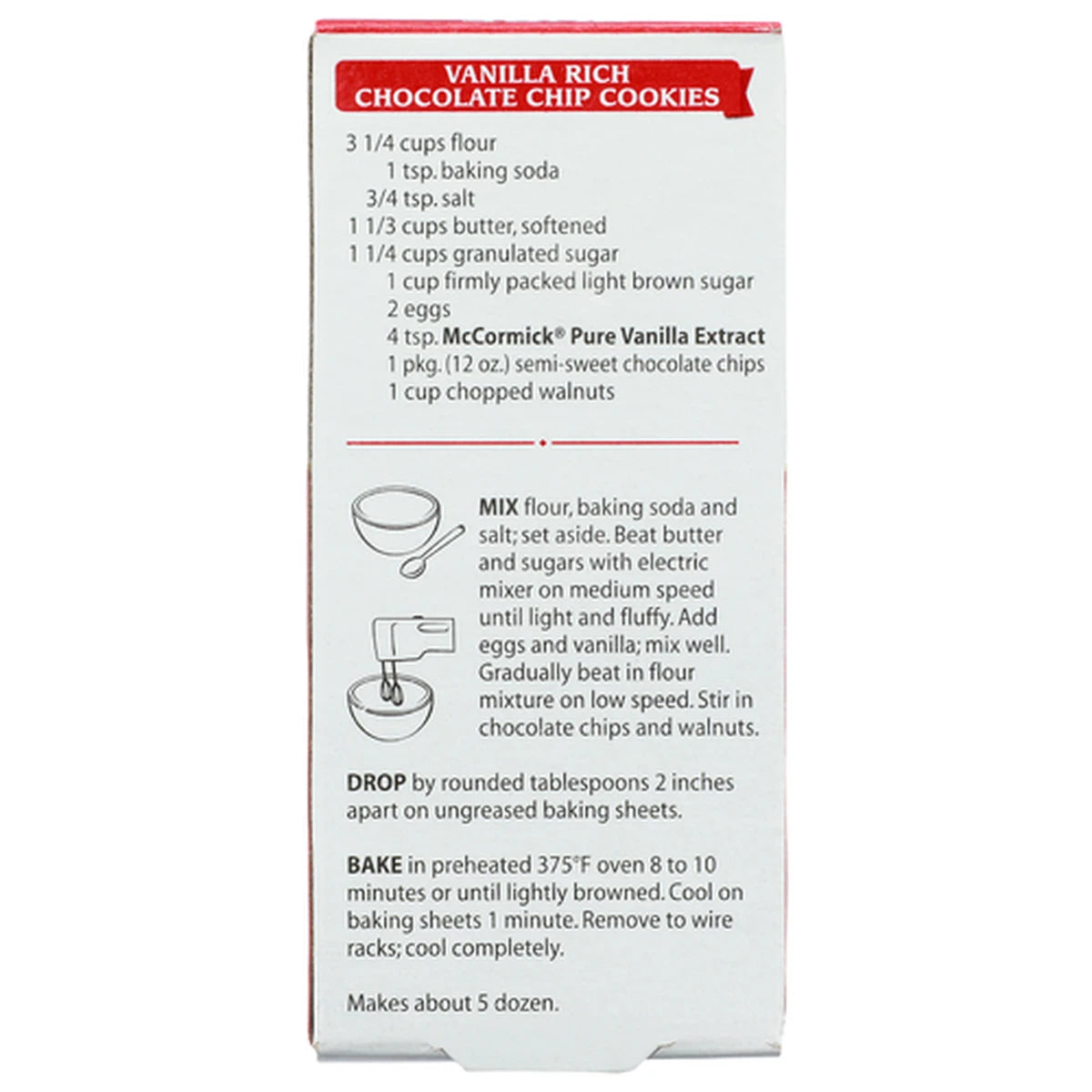 Mc Cormick Pure Vanilla Extract 1Oz (Pack of 72)