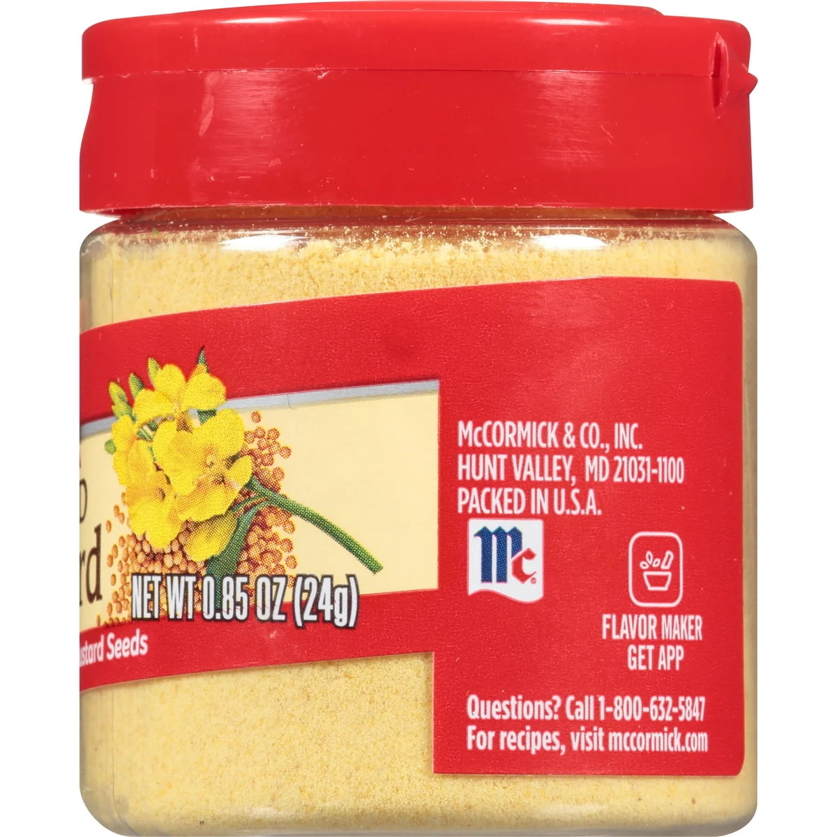 McCormick Ground Mustard (Pack of 72)