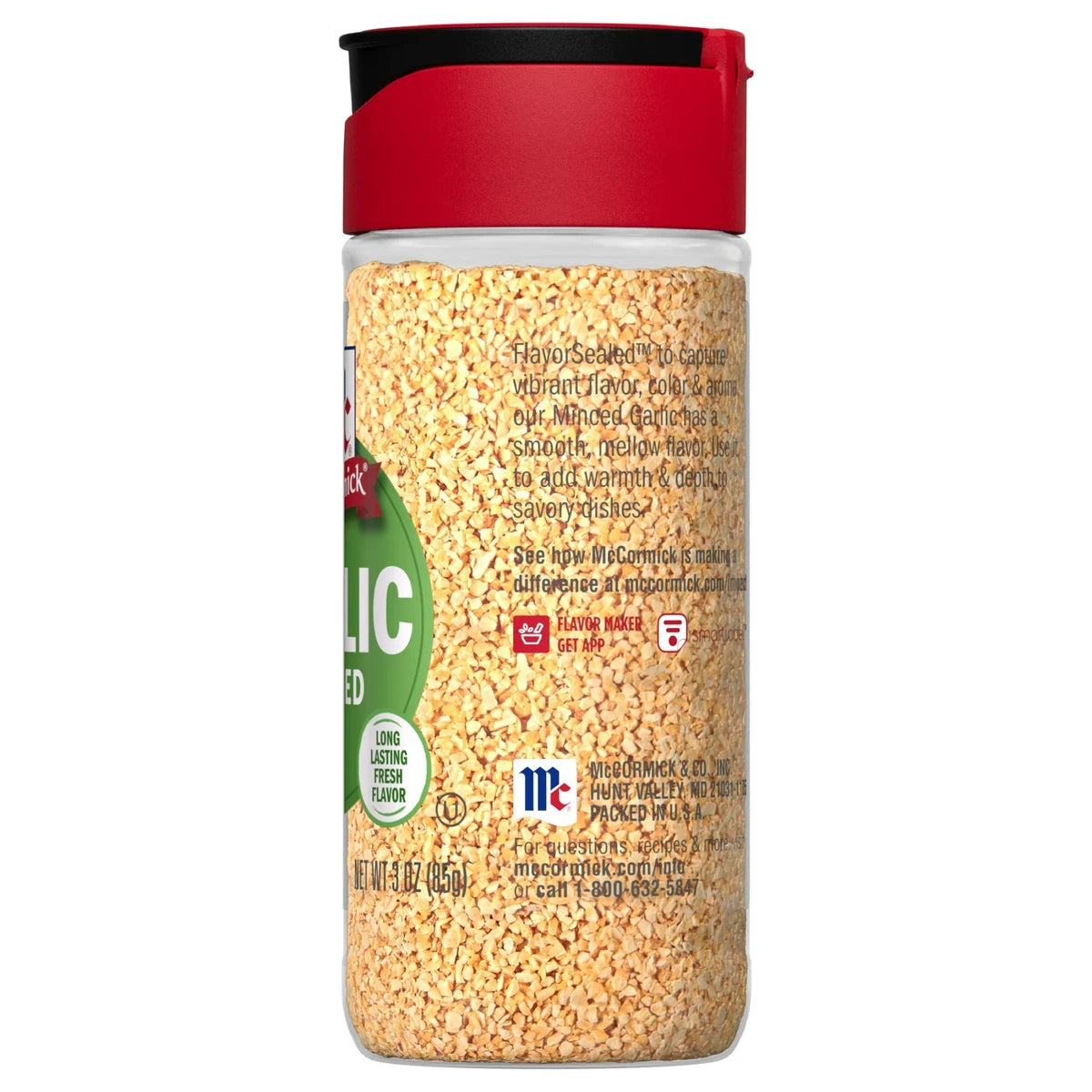 McCormick Minced Garlic 3Oz (Pack of 72)