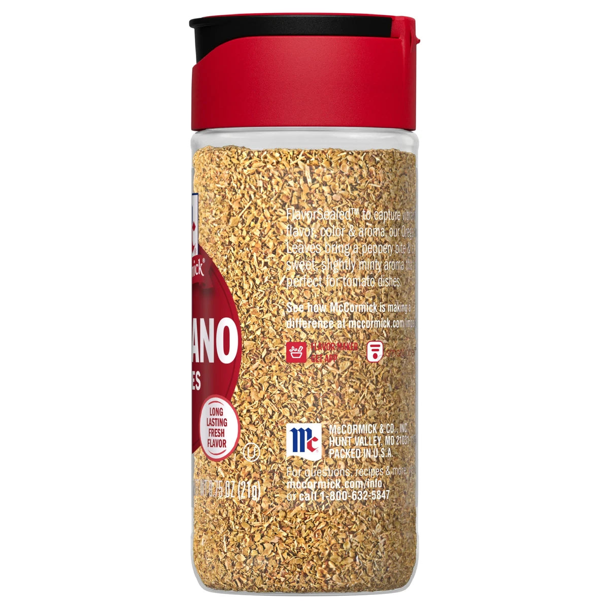 McCormick Oregano Leaves 0.75Oz (Pack of 72)