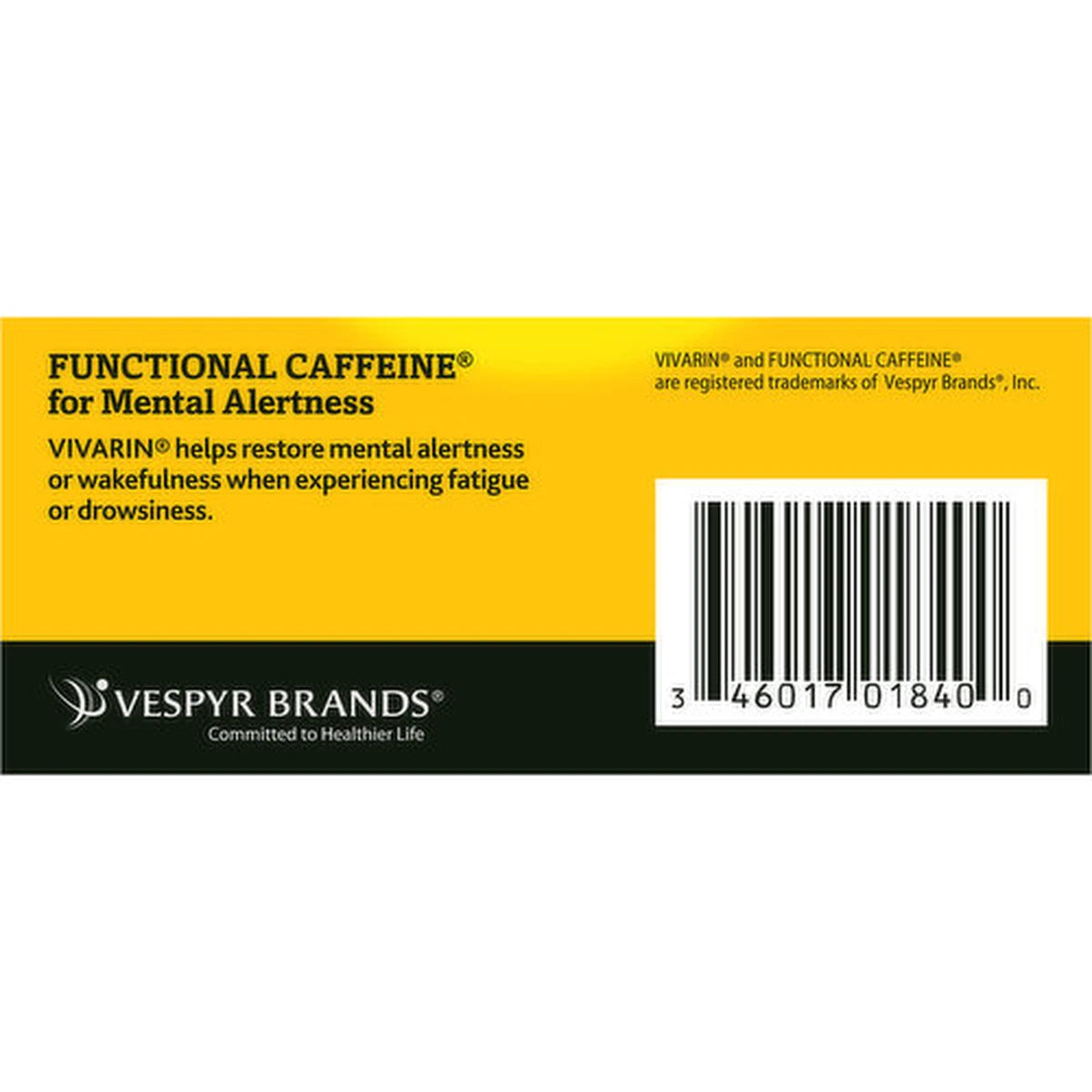 Vivarin Caffeine Alertness Aid 200 Mg Tablets 16oz (Pack of 12)