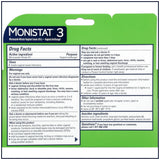 Monistat 3 Vaginal Antifungal Cream Prefilled Applicators 0.86Oz (Pack Of 12)