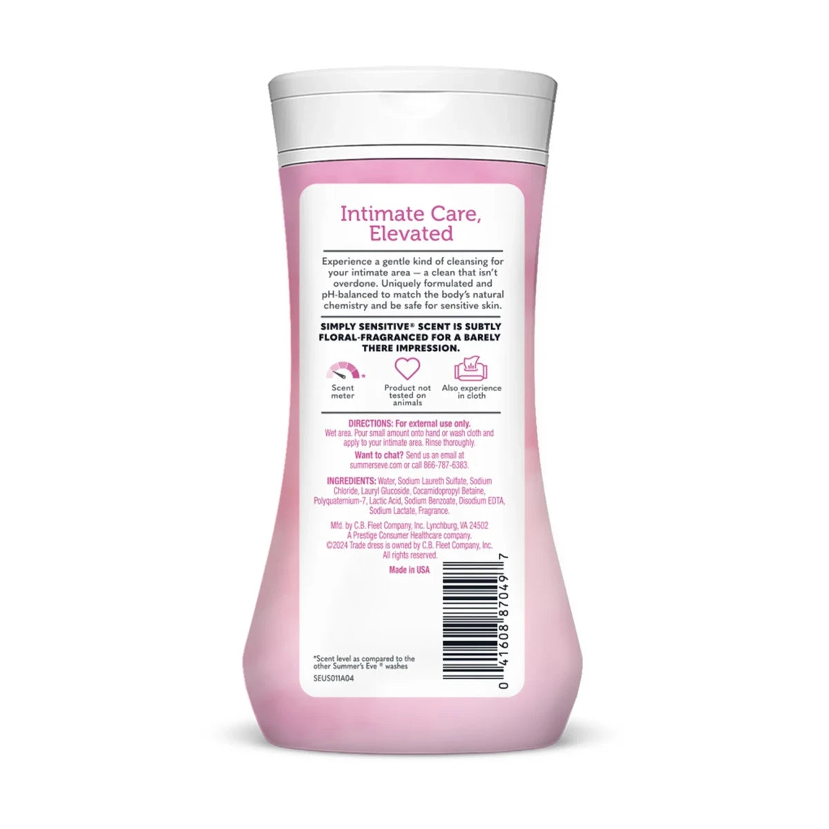 Summers Eve Cleansing Wash For Sensitive Skin 9Oz (Pack of 12)