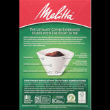 Melitta Natural Brown Paper Cone Coffee Filters 4 Size 128.16oz (Pack of 6)